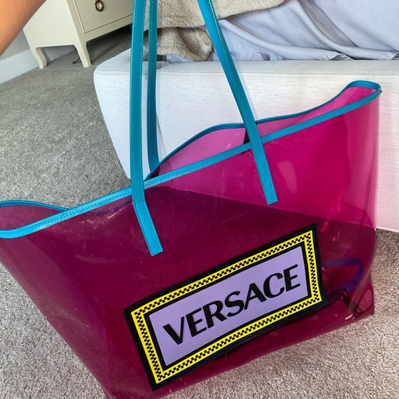 versace pvc tote